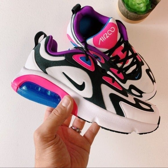 nike air max 200 white hyper pink